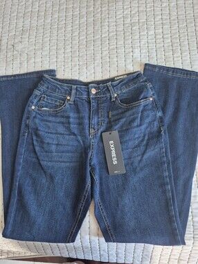 Express Women’s Dark Blue Bootcut  Denim Jeans